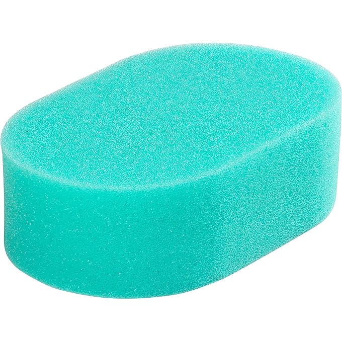 Manicare Luxury Bath Sponge, Shower Body Scrubber, Super Soft Cleaning Sponge, Gentle On The Skin For An All Over Wash, Durable And Long lasting, Lather And Use With Shower Gel Or Body Wash, Mint - Image 1